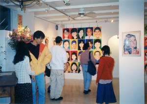 似顔絵アート展